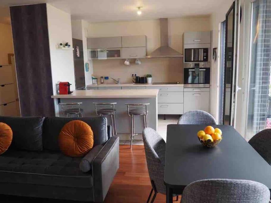 Appartement 80M2, Terrasse Sud, Metro 7 Direction Louvre A 8Minutes, Parking Sous-Sol, Proche Paris-Bercy イヴリー＝シュル＝セーヌ エクステリア 写真